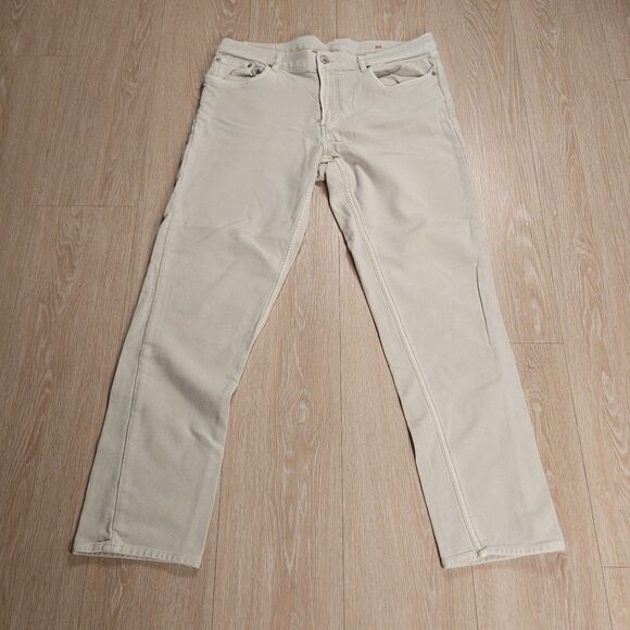 Faherty Stretch Terry 5-Pocket Chino Pants Men’s 36x230 Beige Casual - Picture 1 of 14